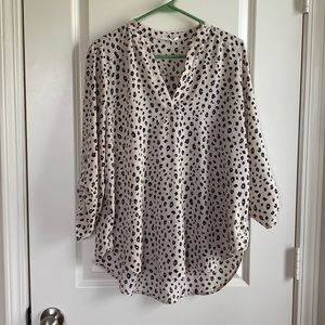 Women’s Lush 3/4 Sleeve Animal Print Casual Top